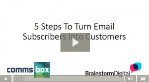 5 steps to turn email subscribers into customers